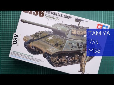 Tamiya 1/35 M36 (390) Review - YouTube