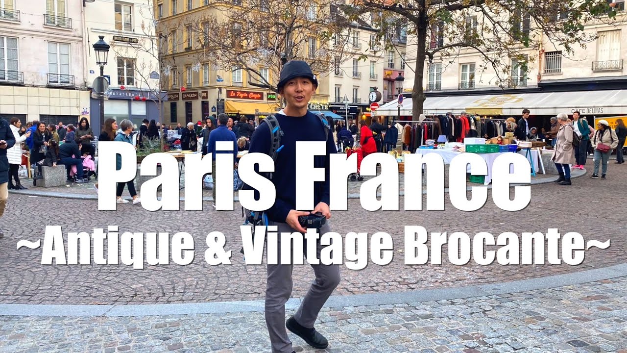 パリ蚤の市散歩】15区の300店舗蚤の市｜ヴィンテージアクセサリー購入