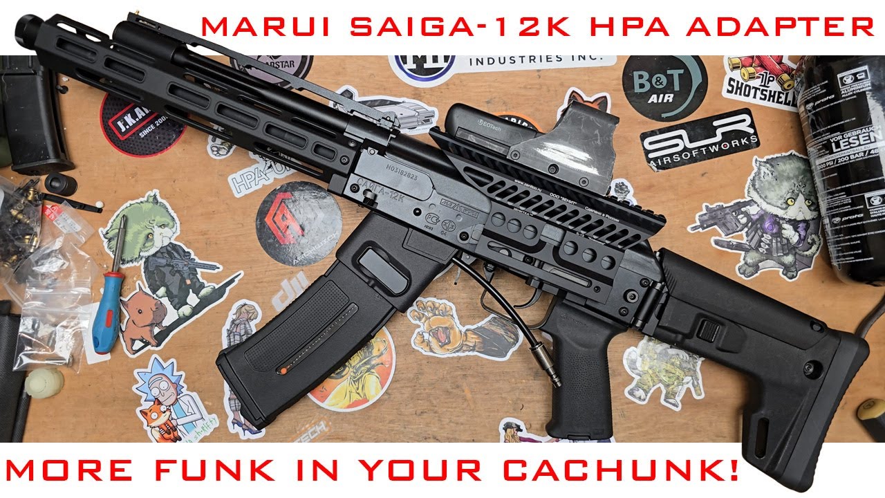 Airtac Tokyo Marui Saiga-12K HPA Adapter - YouTube