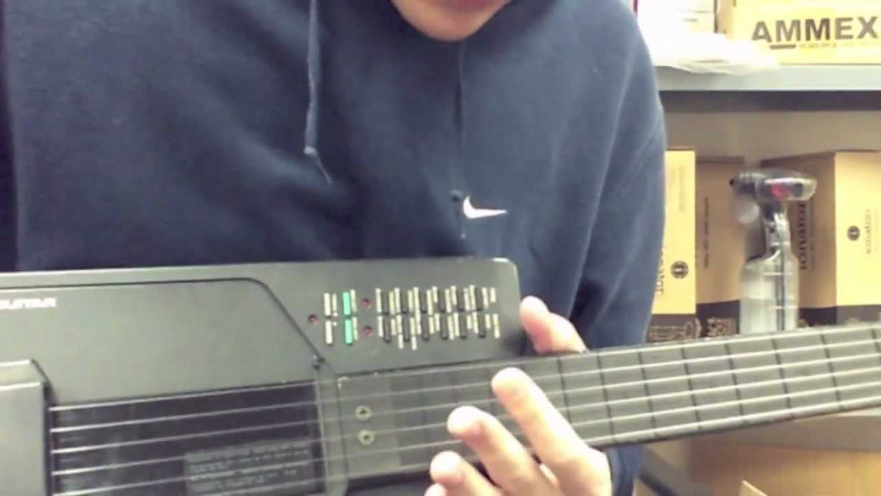 1981 Casio DG-1 Digital Synth Guitar - Full Demo - YouTube