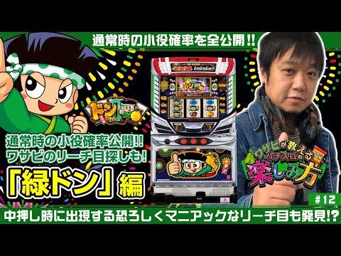 ワサビが教えるパチスロの楽しみ方 #12 『ドンちゃん2の緑ドンを初打ち