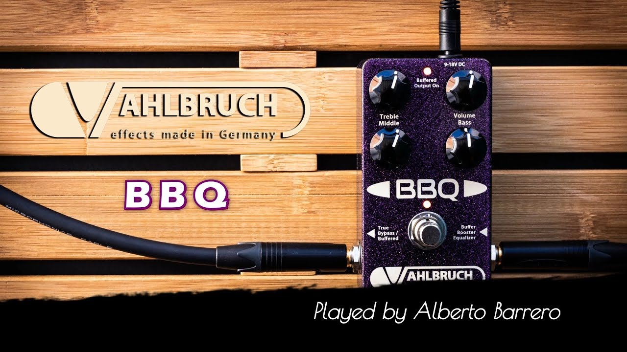 Vahlbruch BBQ Buffer Booster Equalizer pedal, MagTraB switching