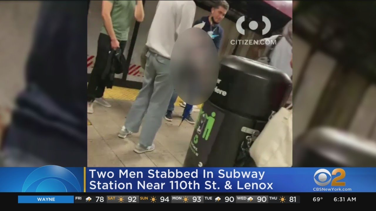 2 Men Stabbed In Subway Station Near 110th Street & Lenox Avenue