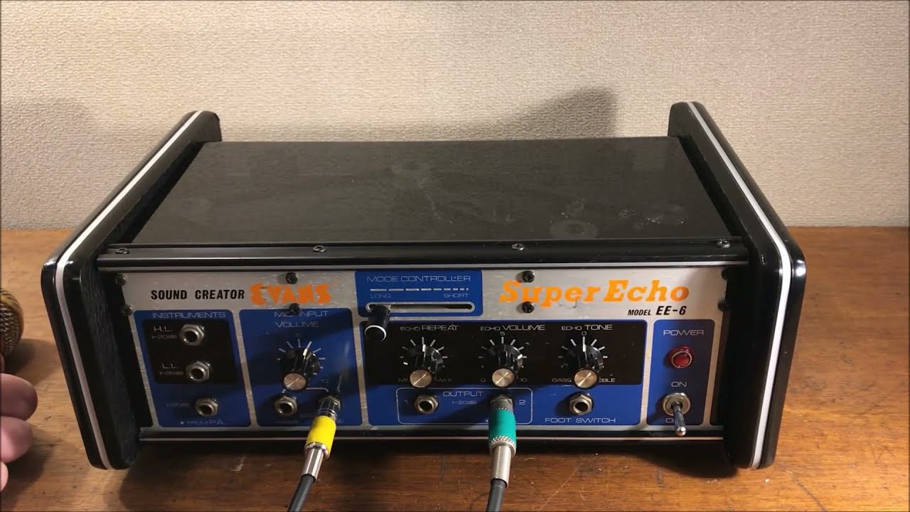EVANS SUPER ECHO MODEL EF-6 テープエコー 1970s Evans Super Echo EE