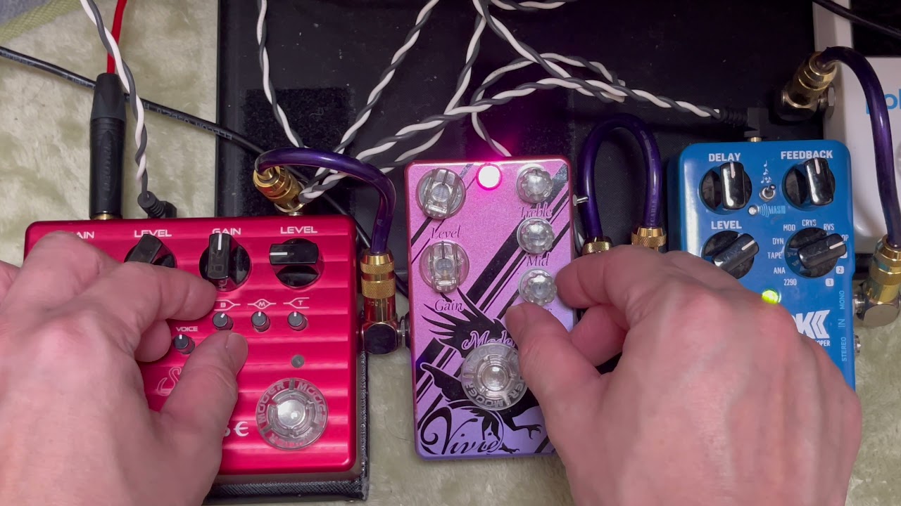 Vivie Modern Raven vs Suhr Eclipse (no talking) distortion pedal