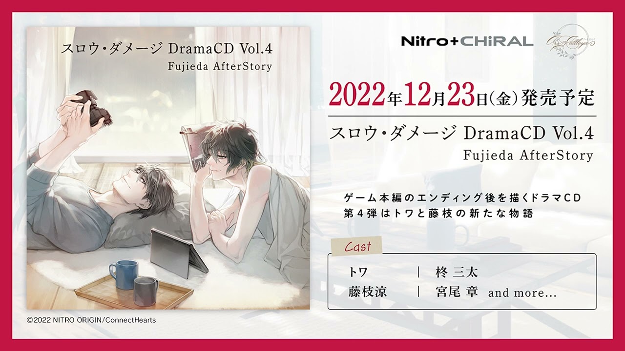 ニトロキラル スロウダメージ ミニ色紙 藤枝&トワ ドラマCD