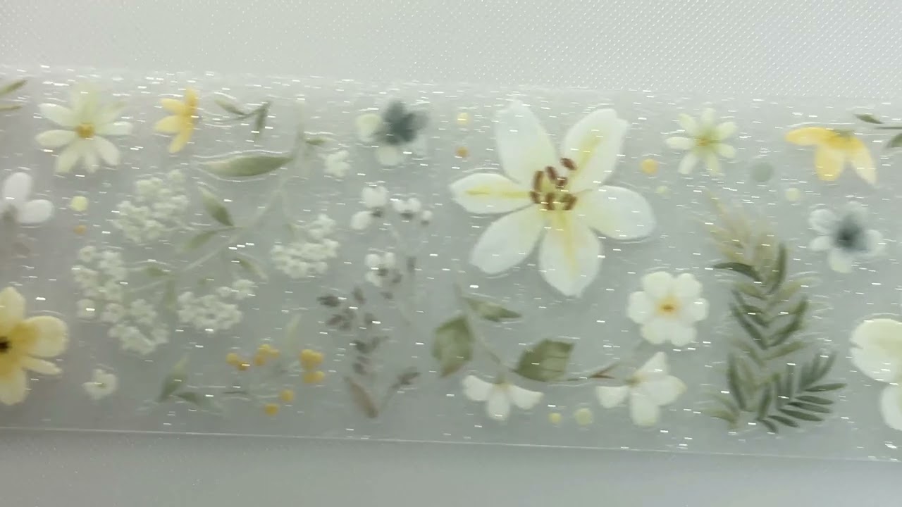 hoshi】浮青-bopp閃砂（ダイカット） - 沼のオアシス 海外マステの