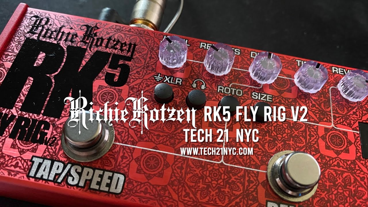 Tech 21 NYC: Richie Kotzen Signature RK5 FlyRig v2 - YouTube