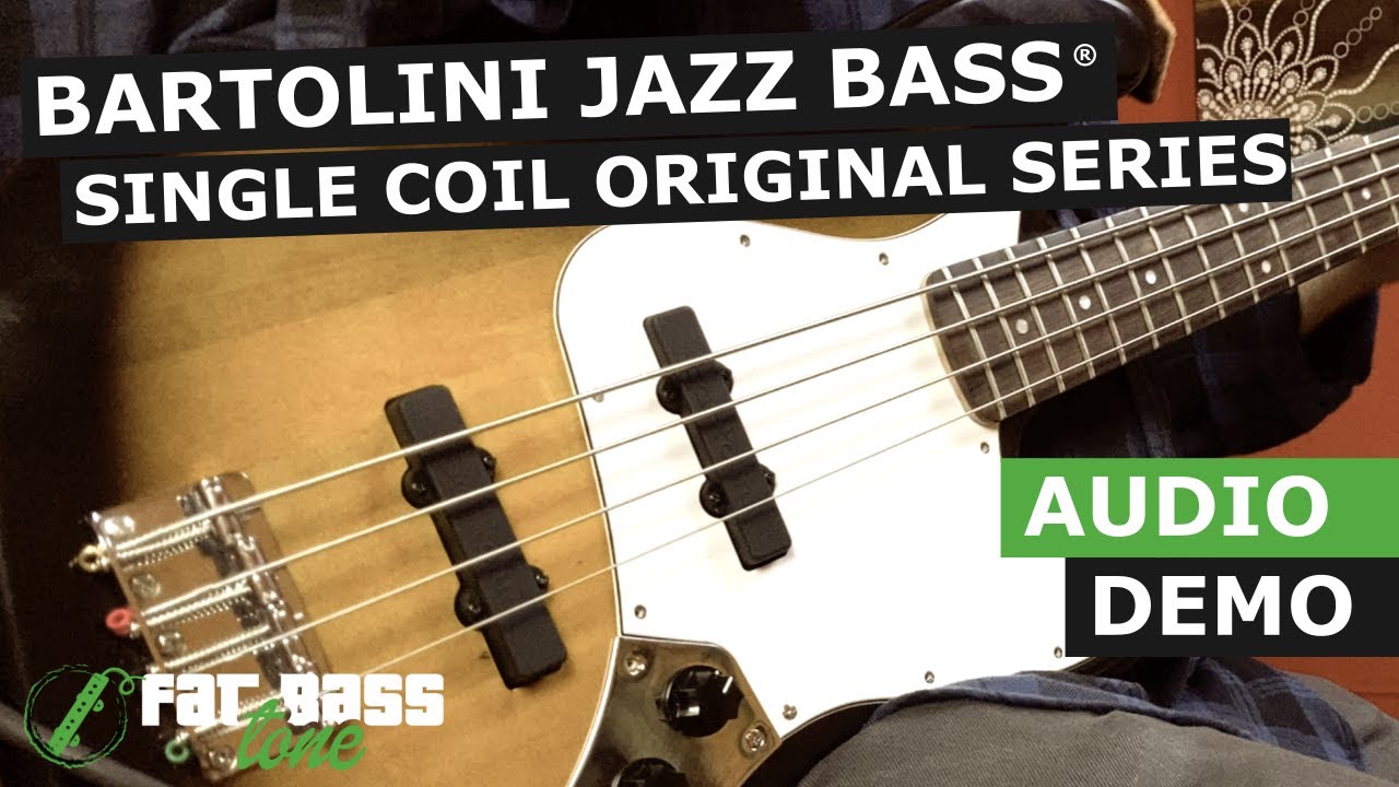 Bartolini 9S (Deep Tone, Single Coil) Jazz Bass® Pickup Set Demo