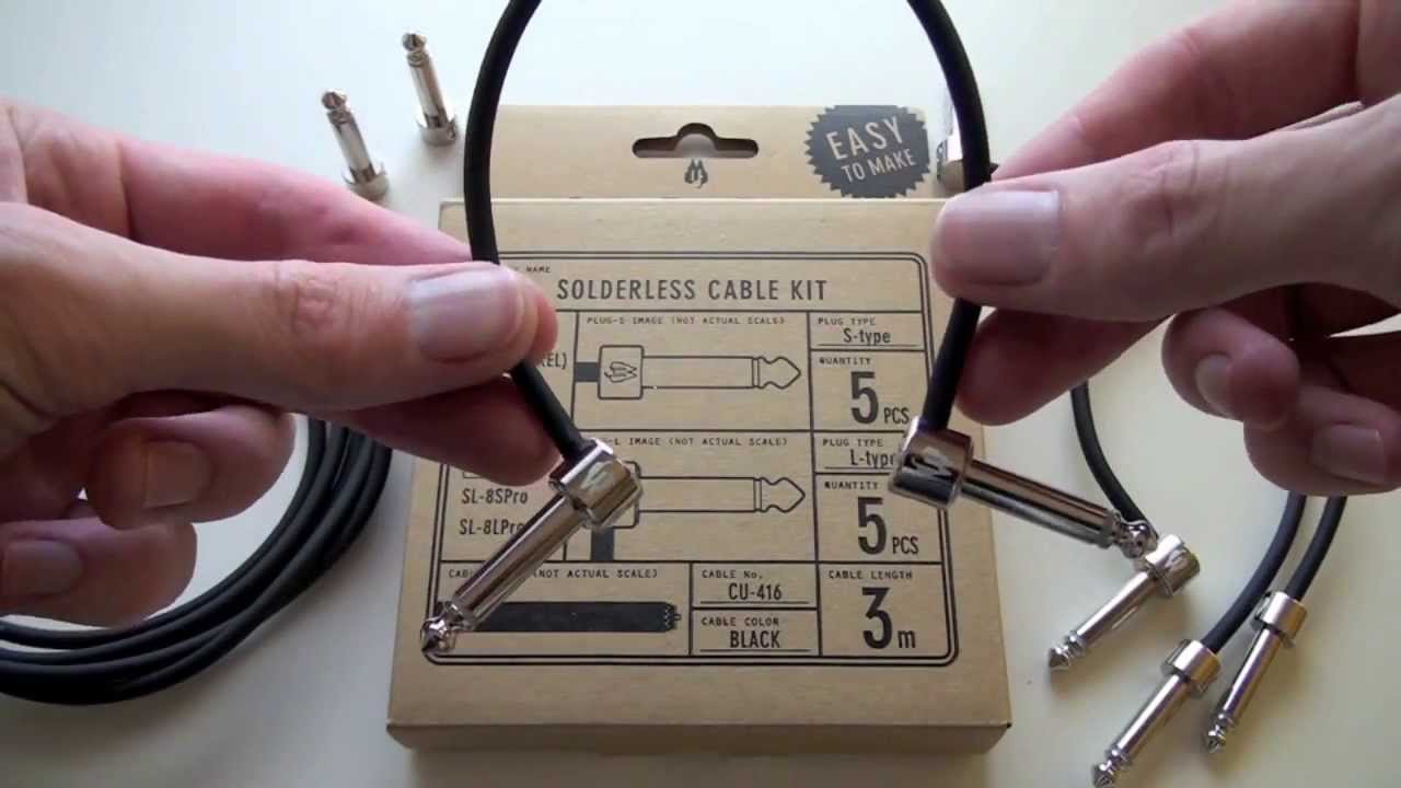 Free The Tone Solderless Cable Kit Review - BestGuitarEffects.com