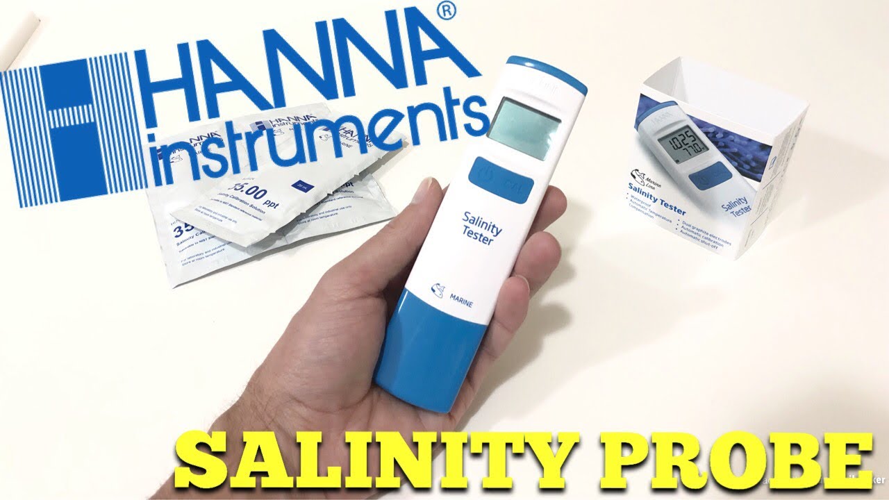 Hanna Salinity Probe - YouTube