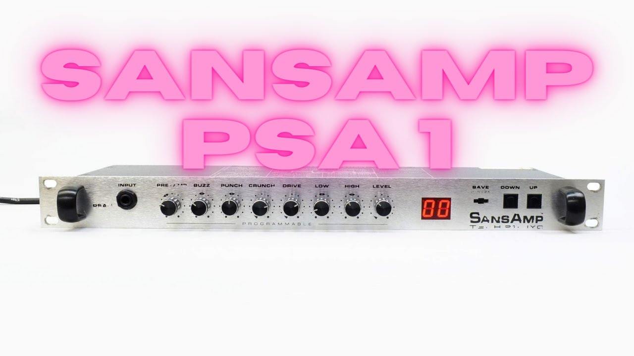 ギター Tech21 SansAmp PSA-1 TECH21 SANSAMP PSA-1 Preamp Rackmount