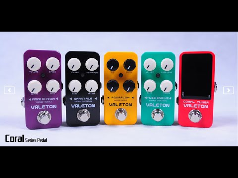 Valeton Coral Series Pedal FX Demo - YouTube