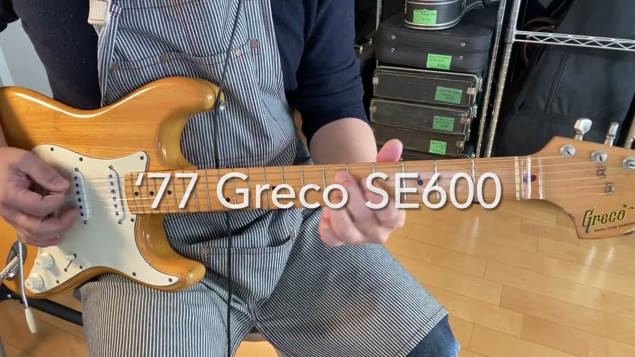 77 Greco SE600 Sparkle Sounds - YouTube