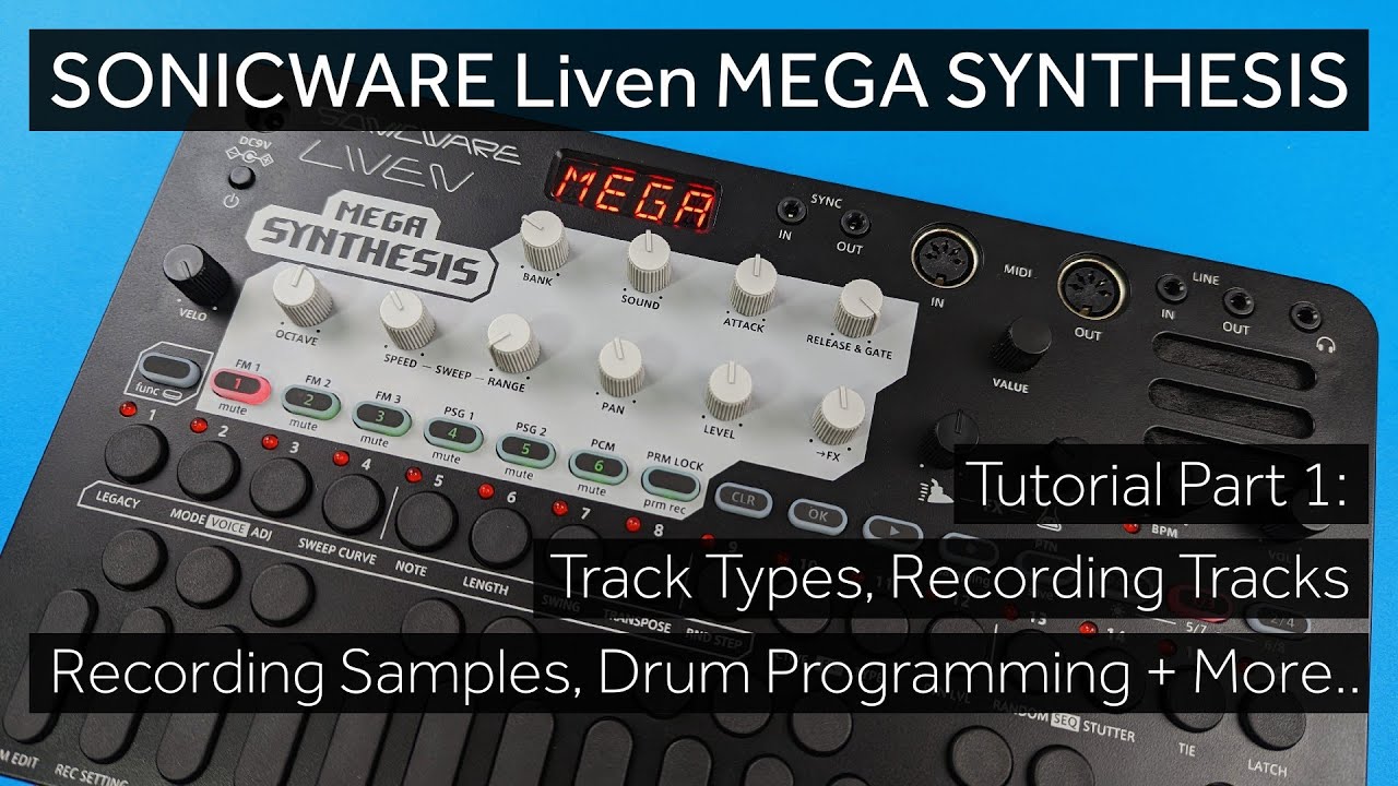 Liven MEGA SYNTHESIS - Tutorial Part 1 - Pattern Editing Deep Dive