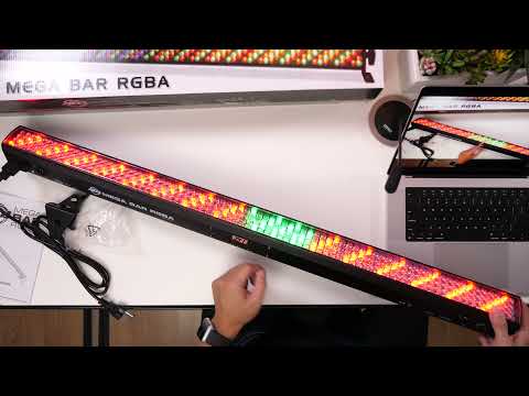 American DJ Mega Bar RGBA Black Unboxing - YouTube