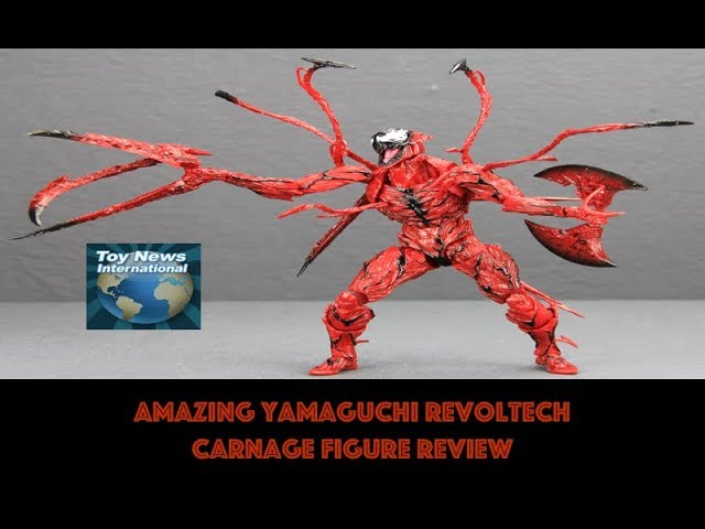 Carnage Amazing Yamaguchi Revoltech Figure Review - YouTube