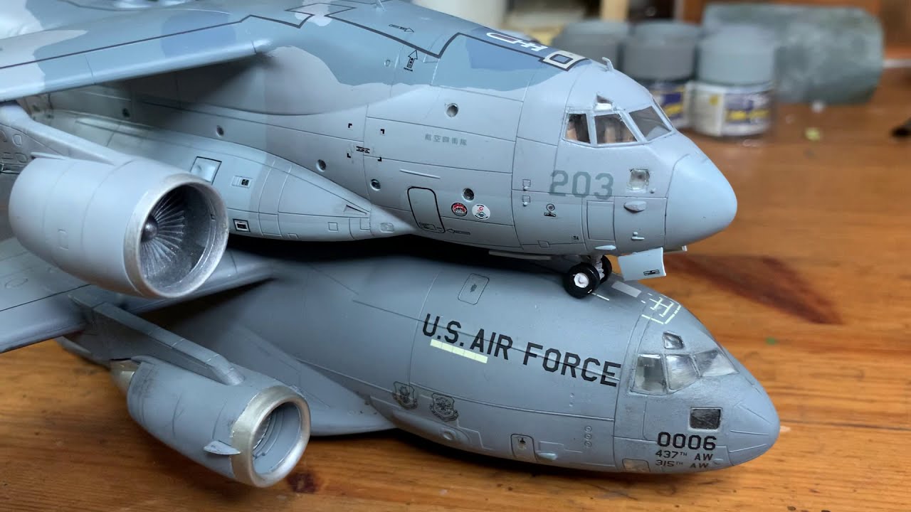 Kawasaki C2 1/144 finished build - YouTube