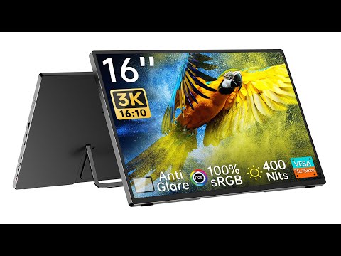 Intehill 16inch 3K 16:10 High-end Portable Monitor with Anti-glare