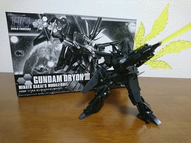Jet-black Tryon!) HGBF 1/144 Gundam Tryon III (Dry) Review - YouTube