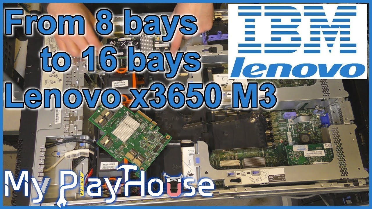 SAS Expander Card, for 16 bays in a Lenovo x3650 M3 - 629 - YouTube