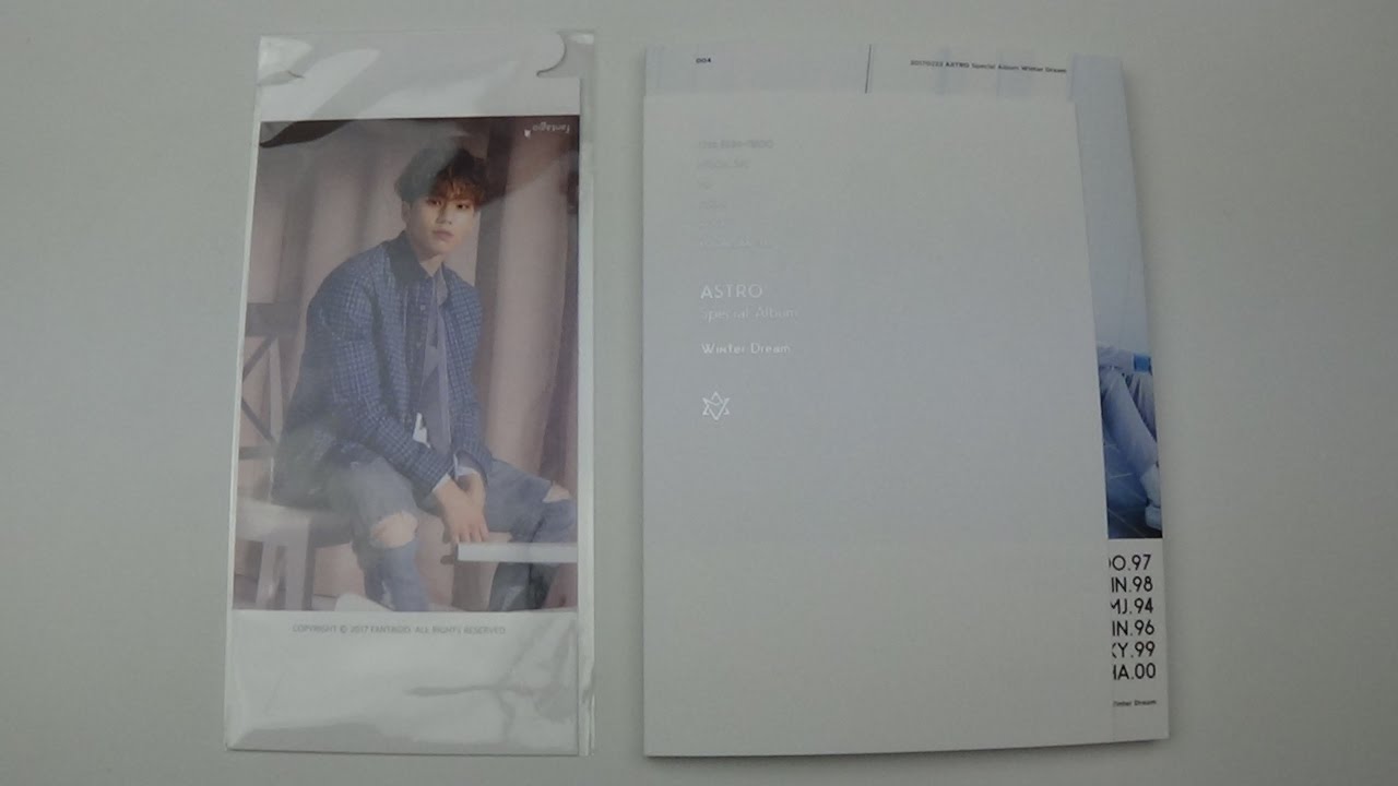 Unboxing Astro 아스트로 Special 4th Mini Album Winter Dream - YouTube