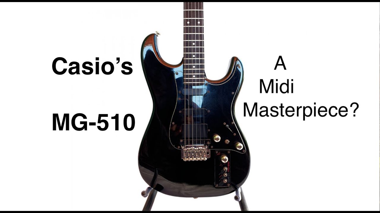 ギター 1987 CASIO MG 510 MIDI Guitar Fujigen the-casio-midi-guitar