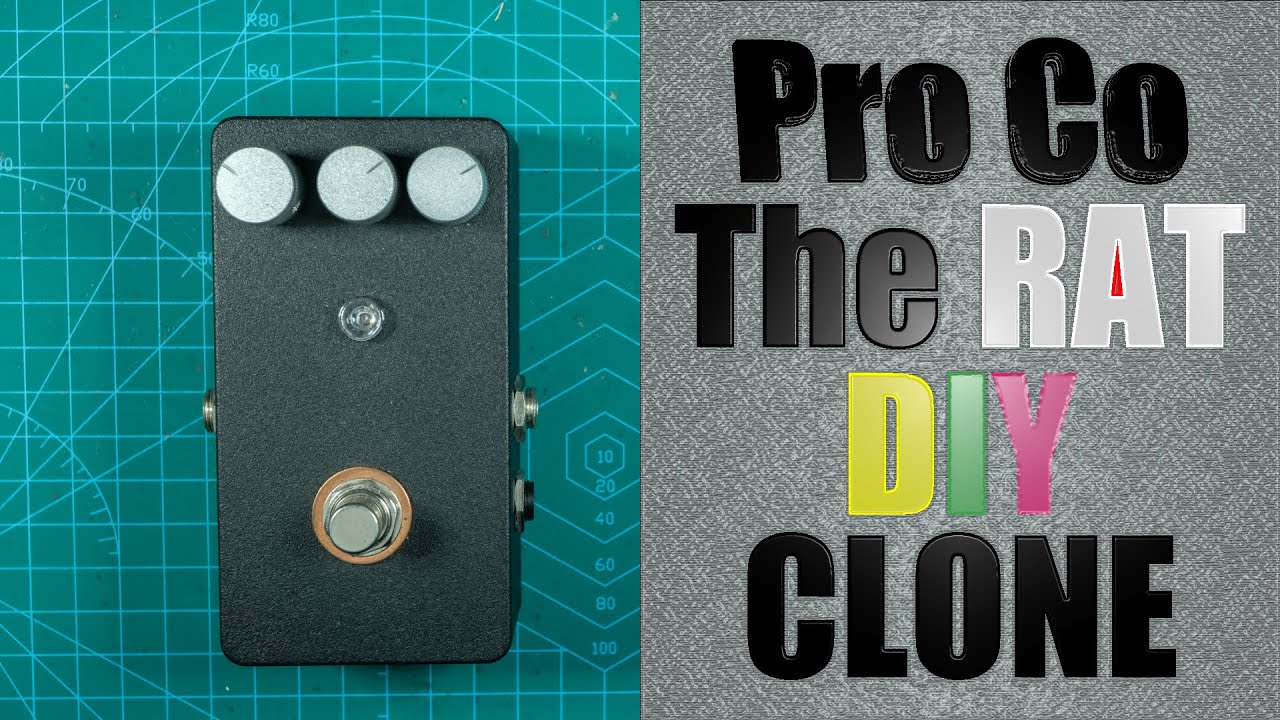 商売道具】Pro Co The RAT自作エフェクター制作動画！！ - YouTube