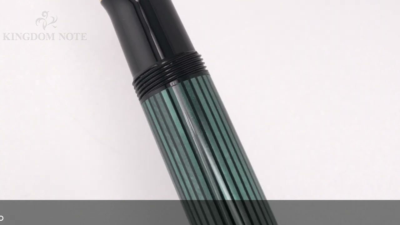 Pelikan ペリカン 万年筆 スーベレーン M800 グリーンストライプ EF