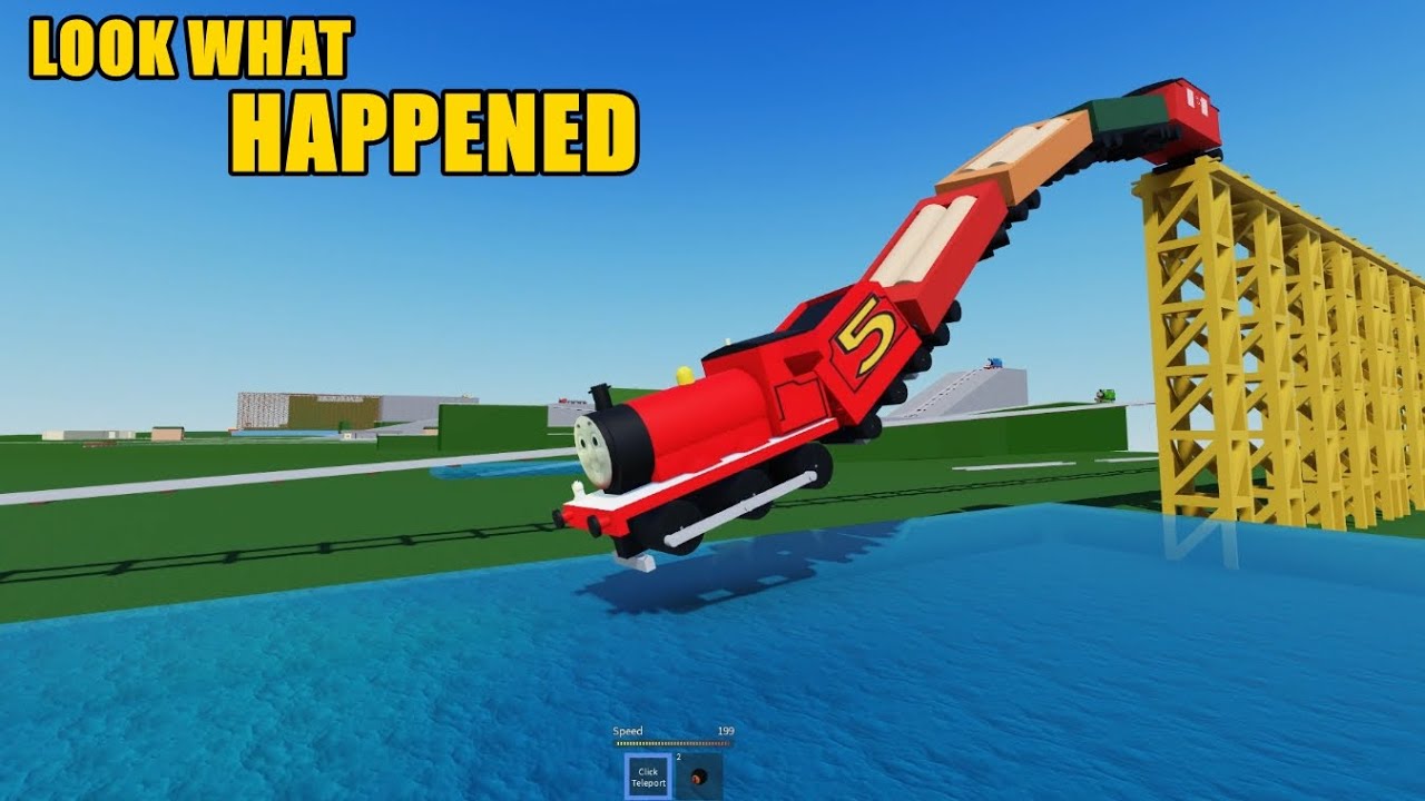 Bridge Fail! James Ends Up in the Water! 💦 Thomas & Friends Chaos