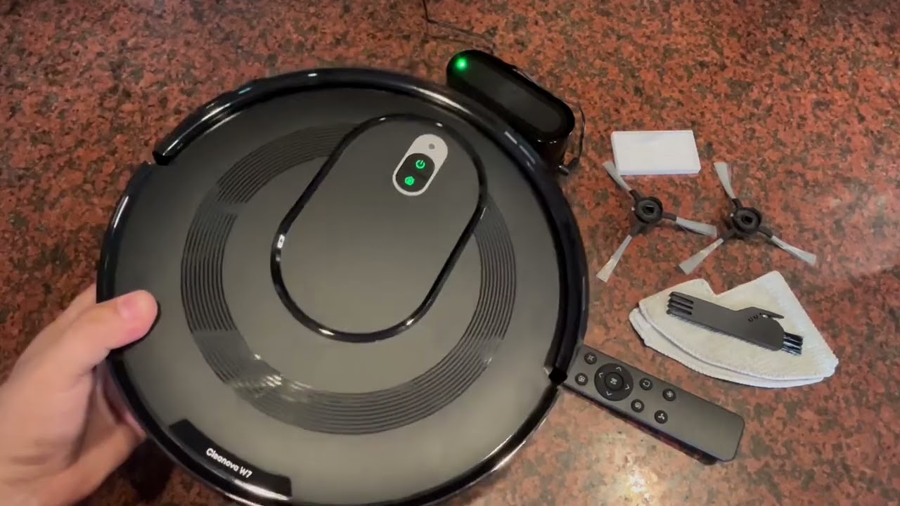 Cleanova W7 Robot Vacuum Cleaner! 🌟 Unbox and home cleaning with