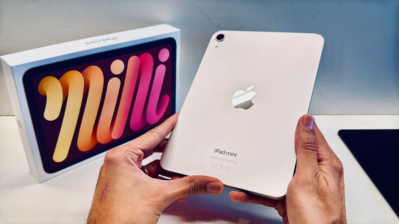 Unboxing iPad mini 7 in STARLIGHT - 2025 - A17 Pro - Detail 4K