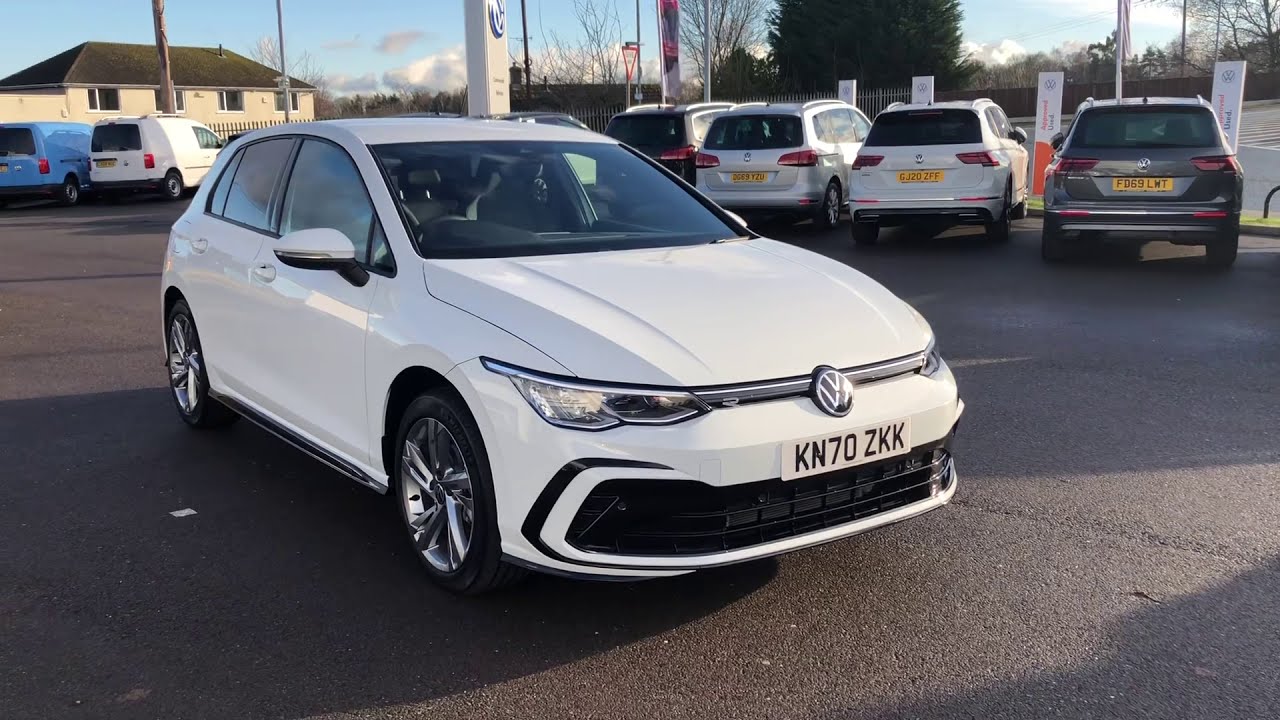 golf8 RラインWhite Volkswagen Golf サンルーフ付き golf8 Rライン