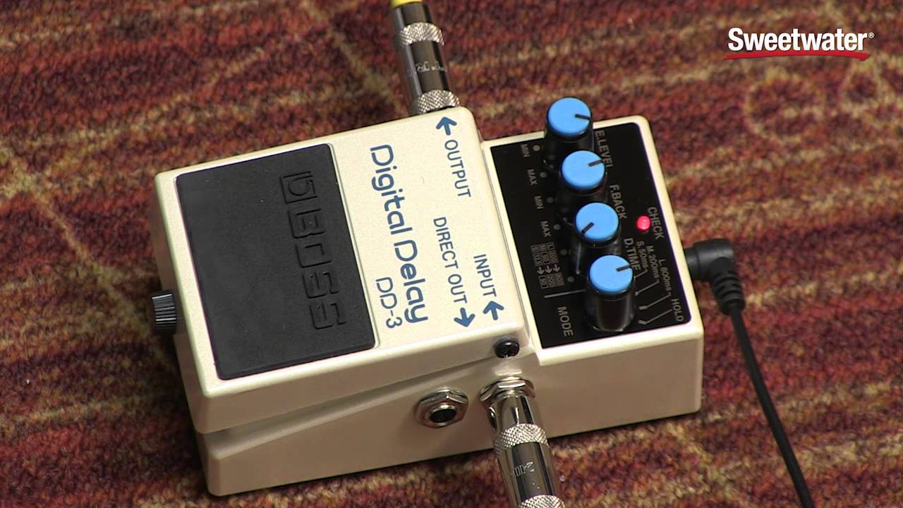 BOSS DD-3 Digital Delay Pedal Review - Sweetwater Sound - YouTube