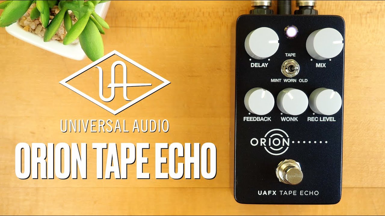 Universal Audio UAFX Orion Tape Echo - YouTube