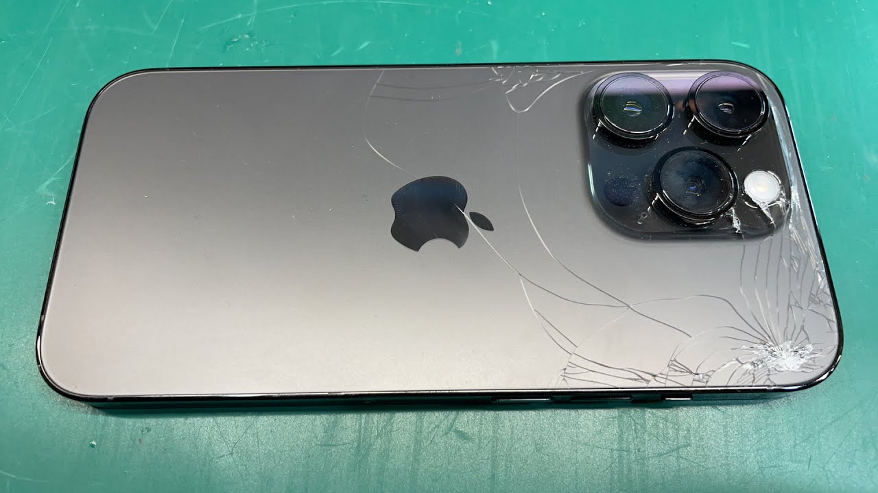 iPhone 14pro max 256GB 背面割れ iPhone14promax本体※背面割れ有