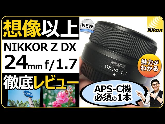 NIKKOR Z DX 24mm f/1.7 【Nikon ミラーレス一眼カメラ APS-Cに