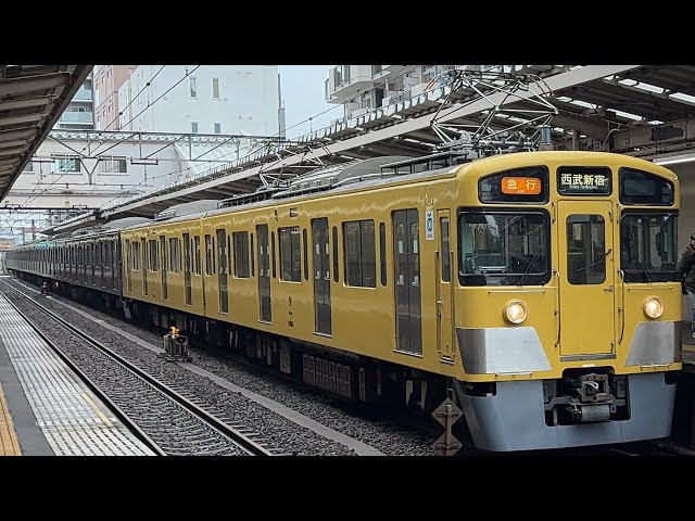 西武新2000系 2069編成＋2463編成 チョコバナナ編成 西武新2000系 2069