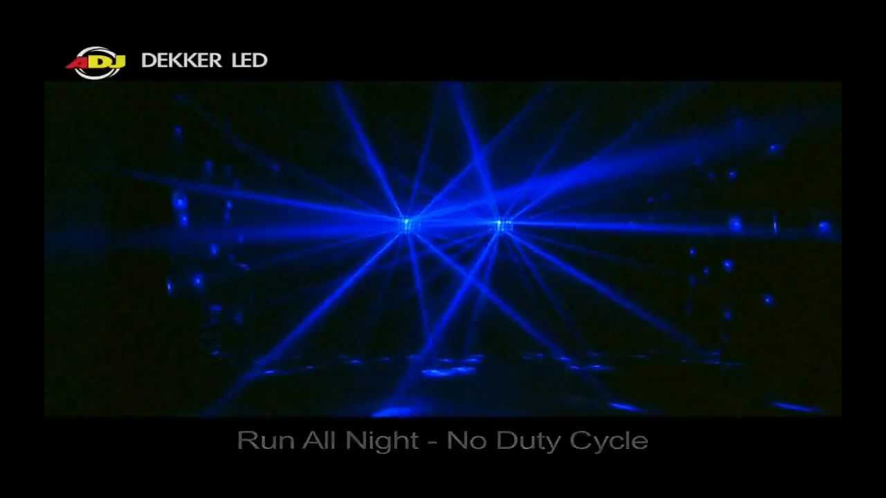 AMERICAN DJ / LEDエフェクト DEKKER LED - YouTube