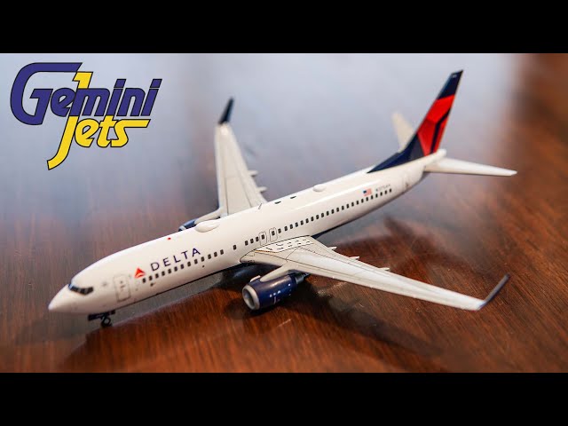 4K] Gemini 200 Delta 737-800 N3754A Die-Cast 1:200 Review - YouTube