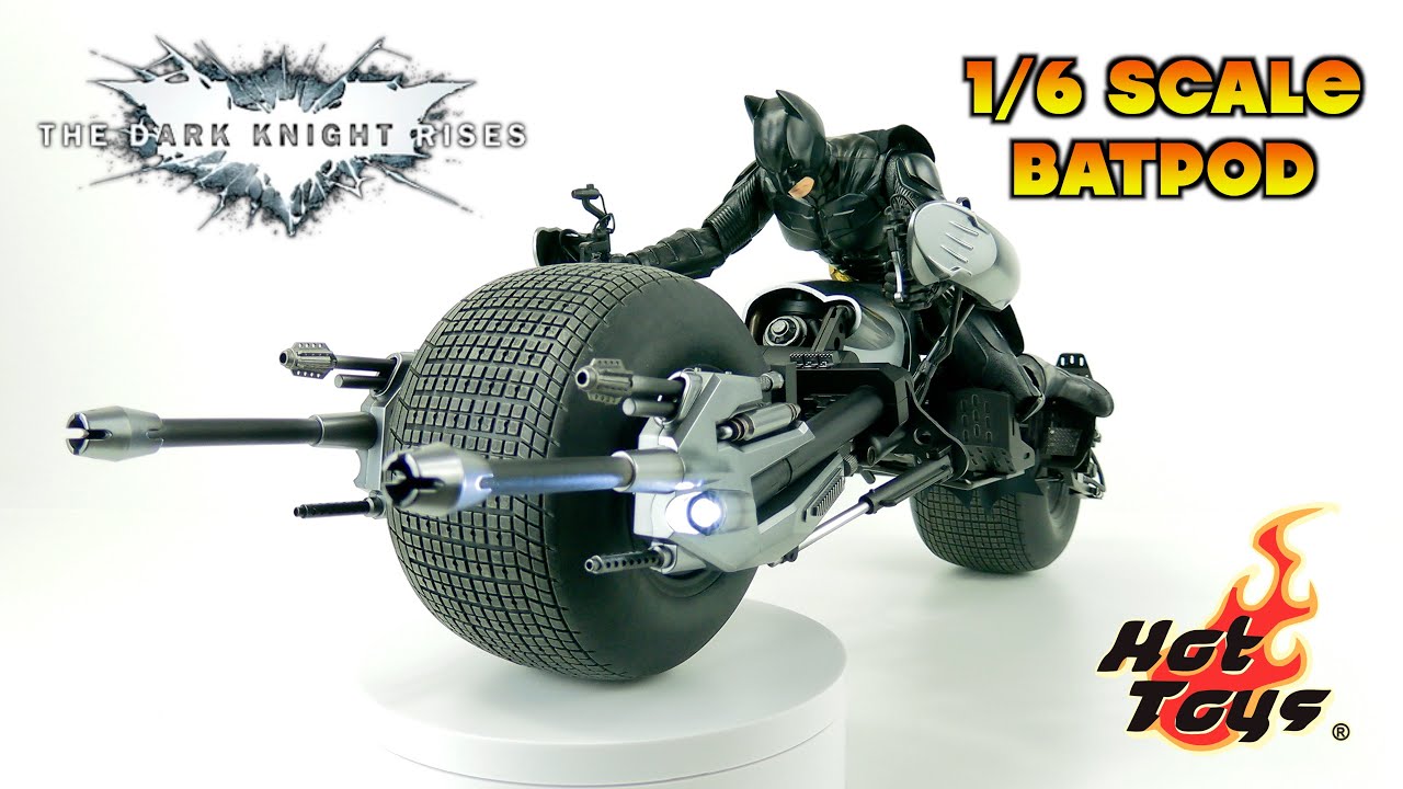 Hot Toys 1/6 Scale Dark Knight Rises BATPOD + How to Fit A Spin
