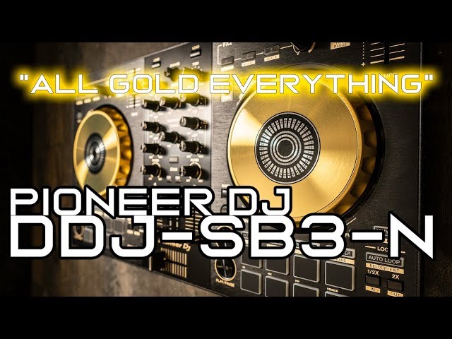 Pioneer DJ DDJ-SB3-N - Gold DJ Controller - YouTube