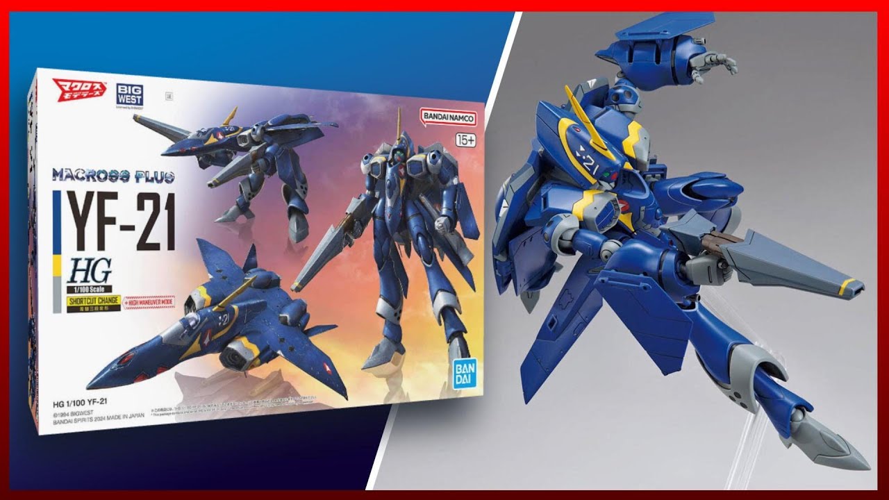 HG 1/100 YF-21 (Macross Plus) - YouTube