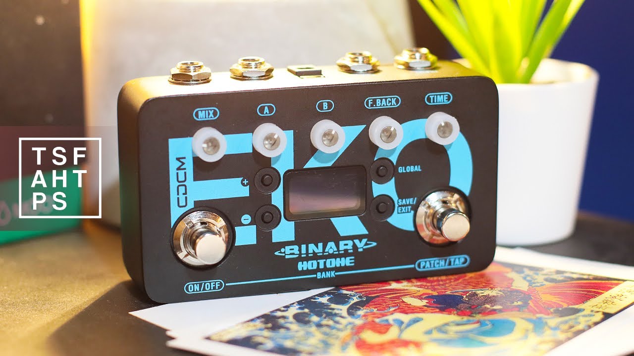 Hotone Binary EKO - a LOT of delay in a small Pedal - YouTube