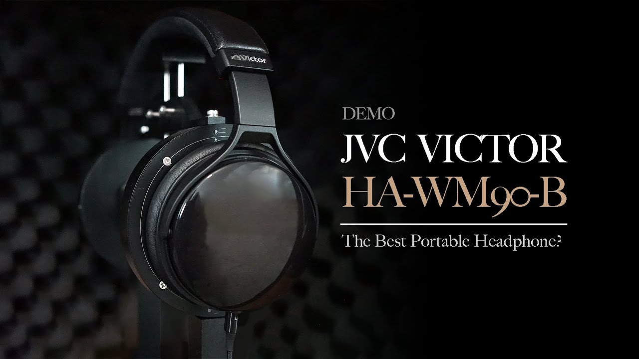 RARE FIND! Demo the JVC Victor HA-WM90-B Portable Headphone - YouTube