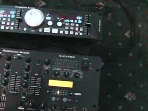 A look at the American Audio MCD 710 twin cd player. - YouTube