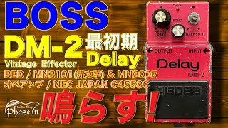 BOSS DM-2 Delay / #081500 /MN3101(赤文字) & MN3005 / NEC JAPAN