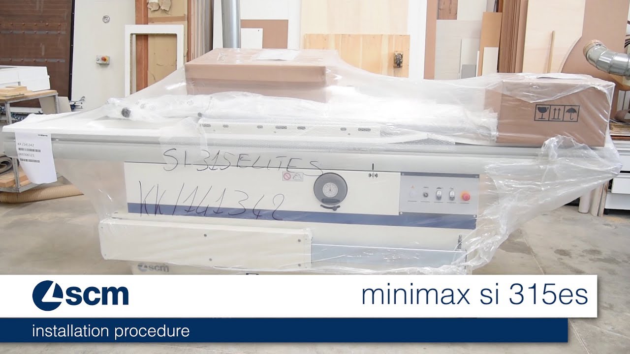 scm minimax si 315es - installation procedure - YouTube