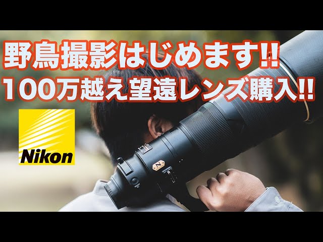 野鳥撮影はじめます】新品100万円越えの望遠レンズ開封 | NIKON AF-S