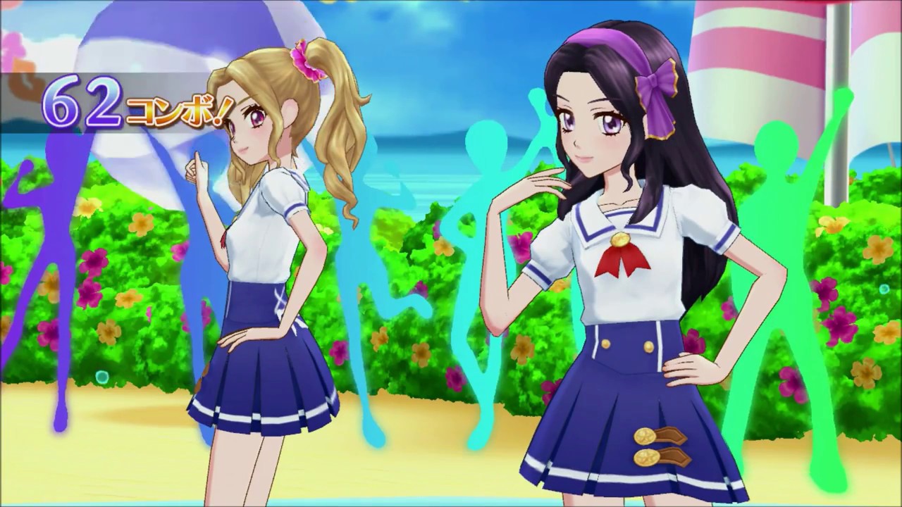 アイカツ！】大地のの・白樺リサで「笑顔のsuncatcher」 - YouTube